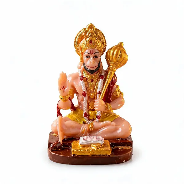 Multicolor_Resin_Marble_Dust_Hanuman_Idol_Home