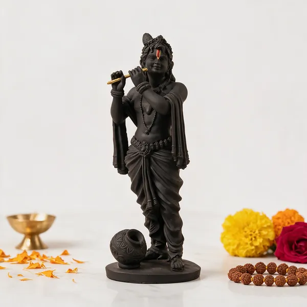 Black_Resin_Marble_Dust_Krishna_Idol_Home