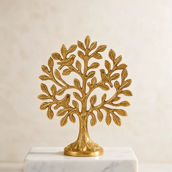 Golden_Metal_Kalpavriksha_Tree_Idol_Home