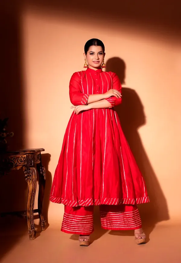 Crimson_Stripes_Anarkali_Set