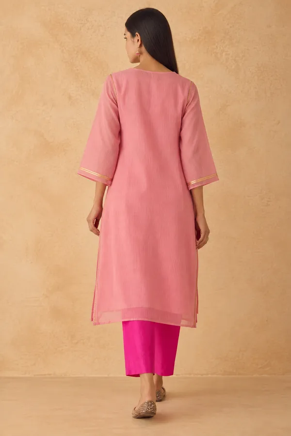 Gulmohar_Chanderi_Kurta_Set