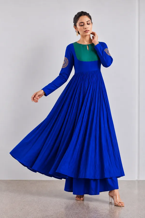 Royal_Blue_Pleated_Anarkali