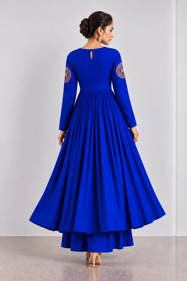 Royal_Blue_Pleated_Anarkali