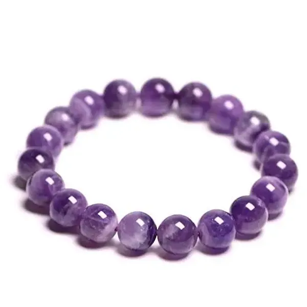 Astrobj_Purple_Amethyst_Natural_Stone_Beaded_Bracelet