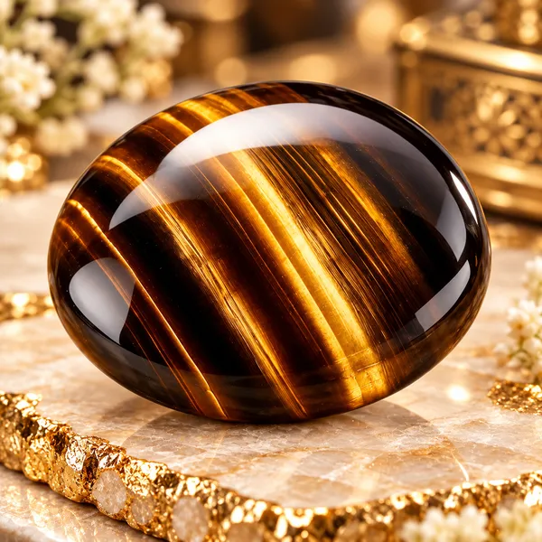 Astrobj_Tiger_Eye_Polished_Gemstone_Brown_Chatoyant