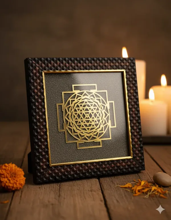 Pyrite_Spiritual_Shree_Yantra_Decorative_Frame_7.5X7.5_In
