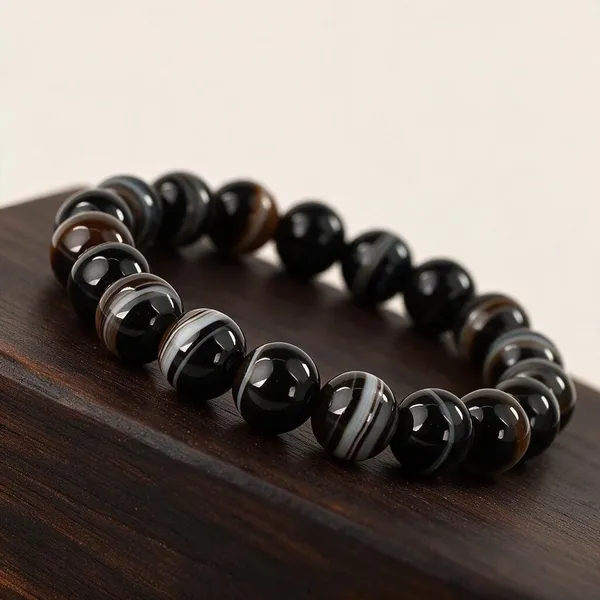 Mixed_Natural_Stone_Agate_Obsidian_Bead_Bracelet_For_Unisex