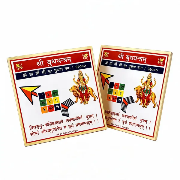 Astrobj_Aluminium_Buddhi_Yantra_8X8_Cm_-_Pack_of_2