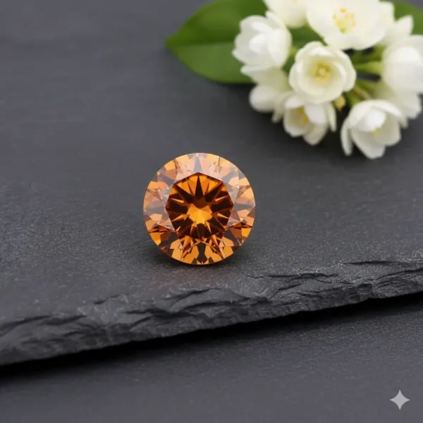 Astrobj_Red_Orange_Zircon_Round_Shape_Gemstone_3-3.30_Ratti_-_Pack_of_2