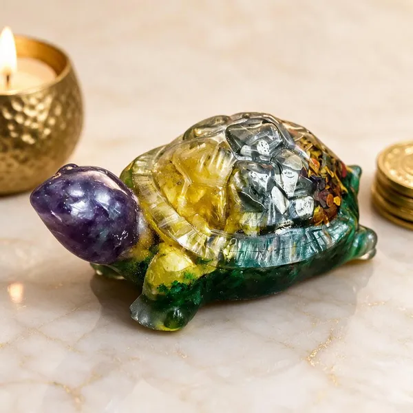 Astrobj_Multicolor_Crystal_Turtle_Figurine