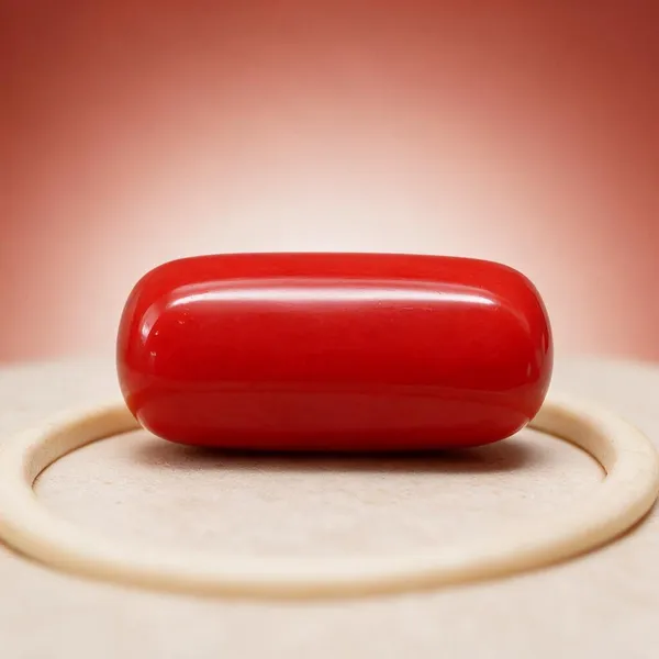 Astrobj_Red_Coral_Moonga_Gemstone_Capsule_Shape