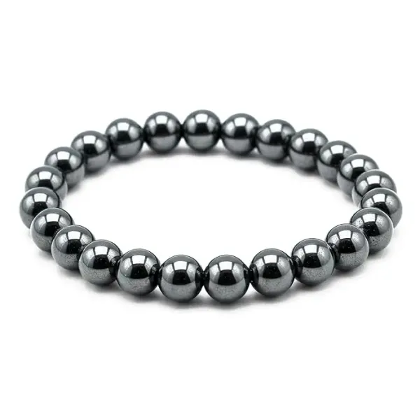 Silver_Natural_Stone_Hematite_Grounding_Bracelet_For_Unisex