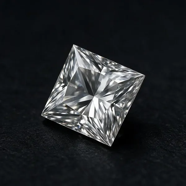 Astrobj_White_Zircon_Princess_Cut_Rectangular_Gemstone_6.8_Ratti