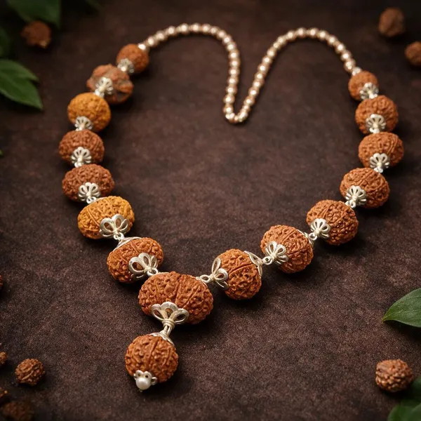 Astrobj_Siddh_Nepali_Rudraksha_Mala_Silver_Capping