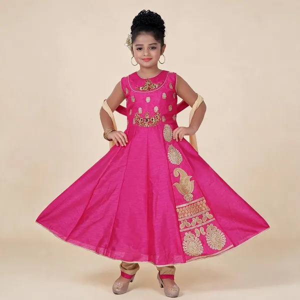 Girls_Festive_And_Party_Kurta,_Churidar_And_Dupatta_Set