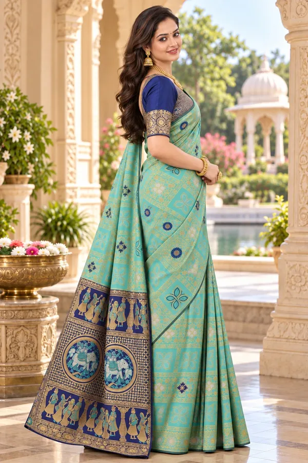Saarah_Woven_Design_Zari_Saree