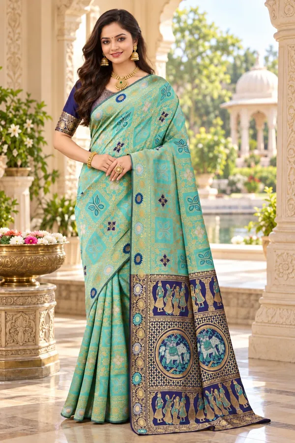 Saarah_Woven_Design_Zari_Saree