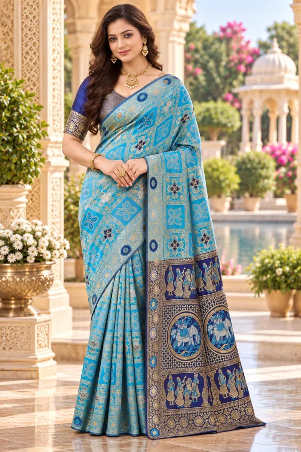 Saarah_Woven_Design_Zari_Saree