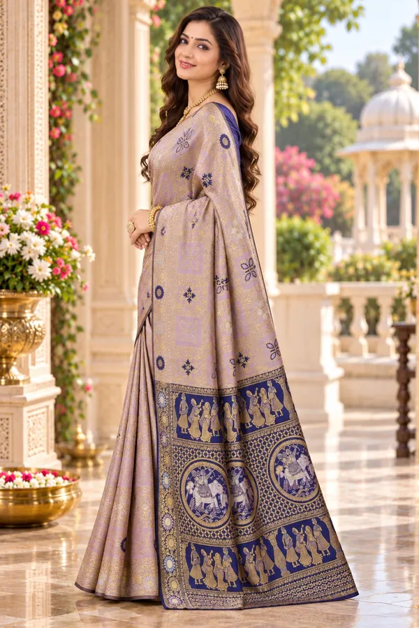 Saarah_Woven_Design_Zari_Saree