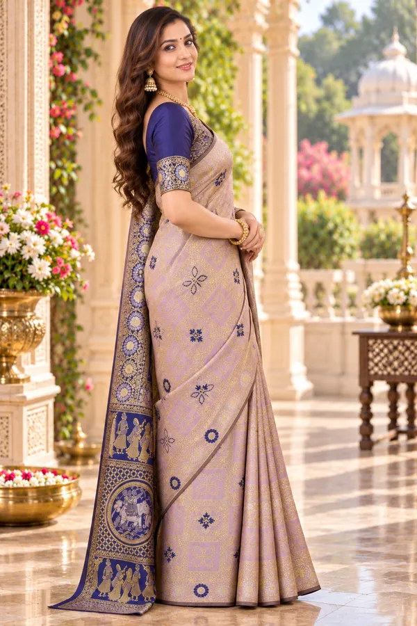 Saarah_Woven_Design_Zari_Saree
