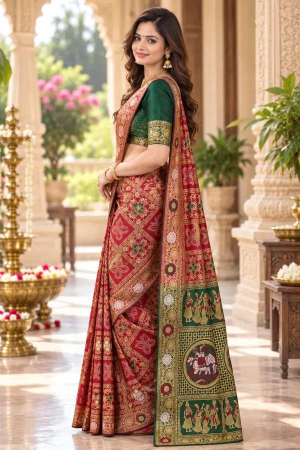 Saarah_Woven_Design_Zari_Saree