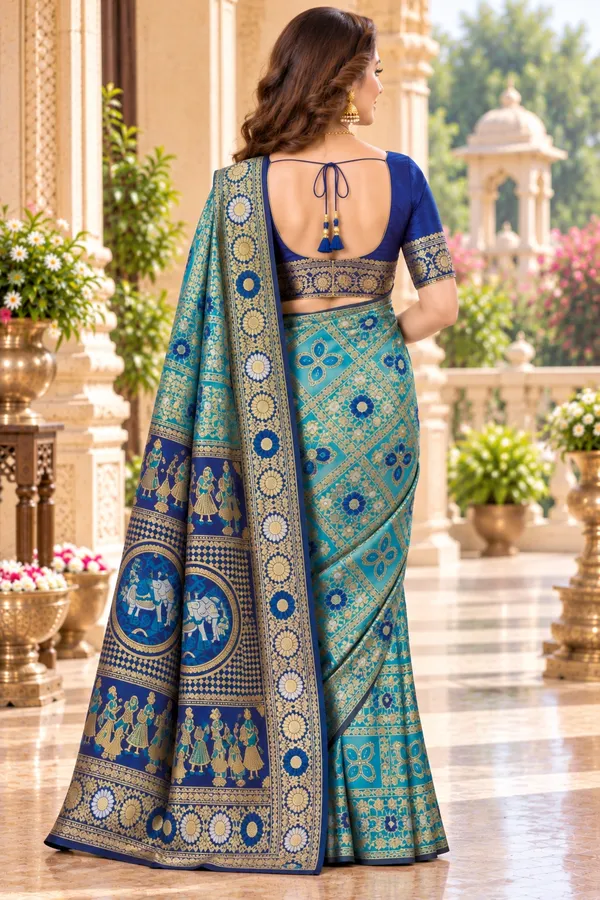 Saarah_Woven_Design_Zari_Saree