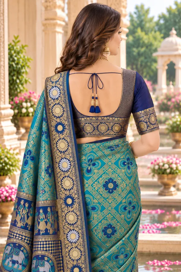 Saarah_Woven_Design_Zari_Saree