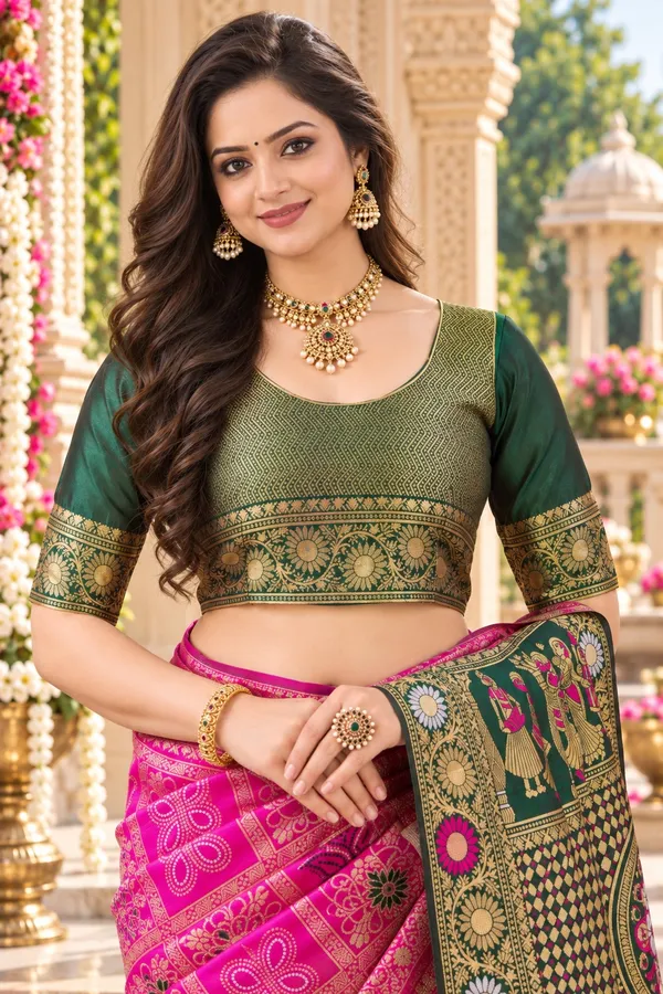 Saarah_Woven_Design_Zari_Saree