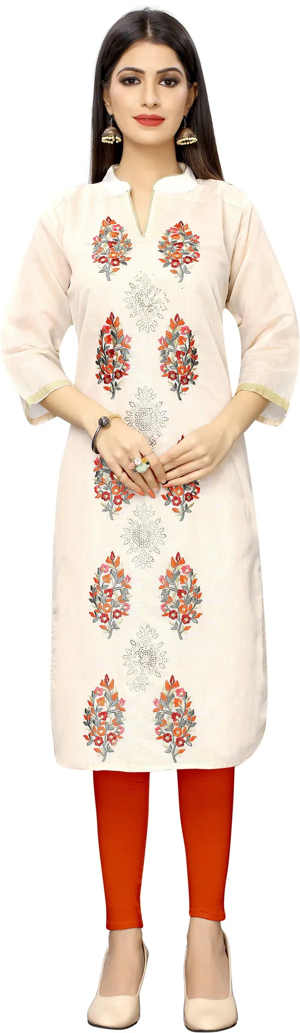 Saarah_Women_Self_Design_Straight_Kurta