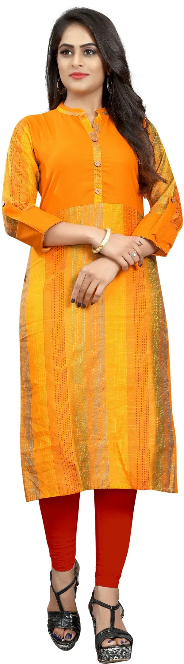 Saarah_Women_Self_Design_Straight_Kurta