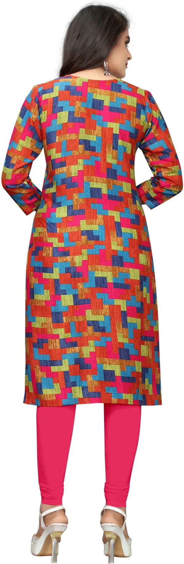 Saarah_Women_Self_Design_Frontslit_Kurta