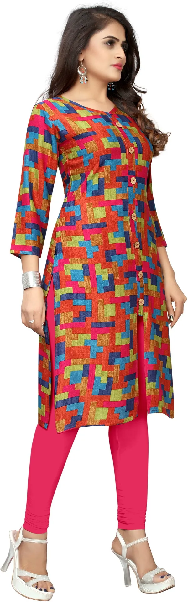 Saarah_Women_Self_Design_Frontslit_Kurta