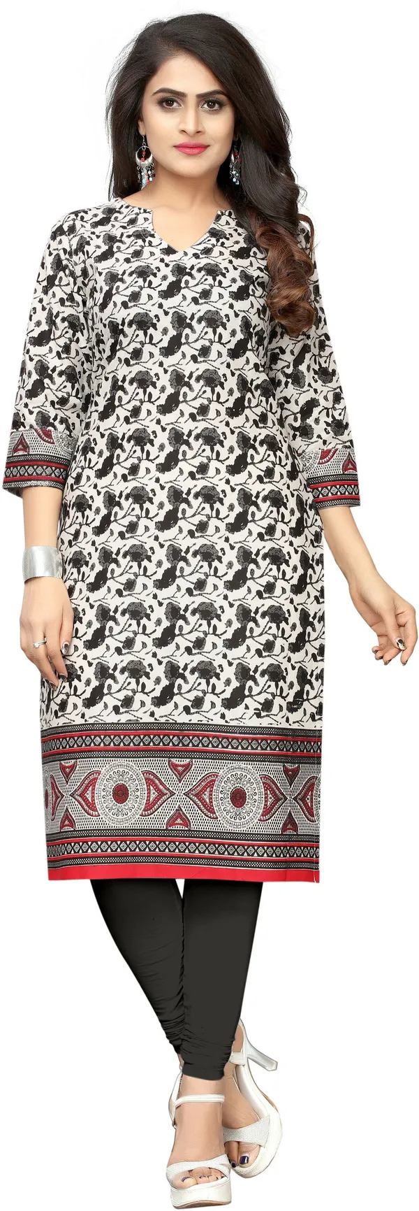 Saarah_Women_Self_Design_Straight_Kurta