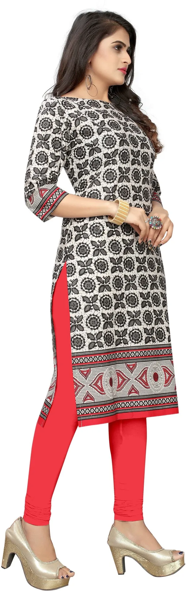 Saarah_Women_Floral_Print_Straight_Kurta