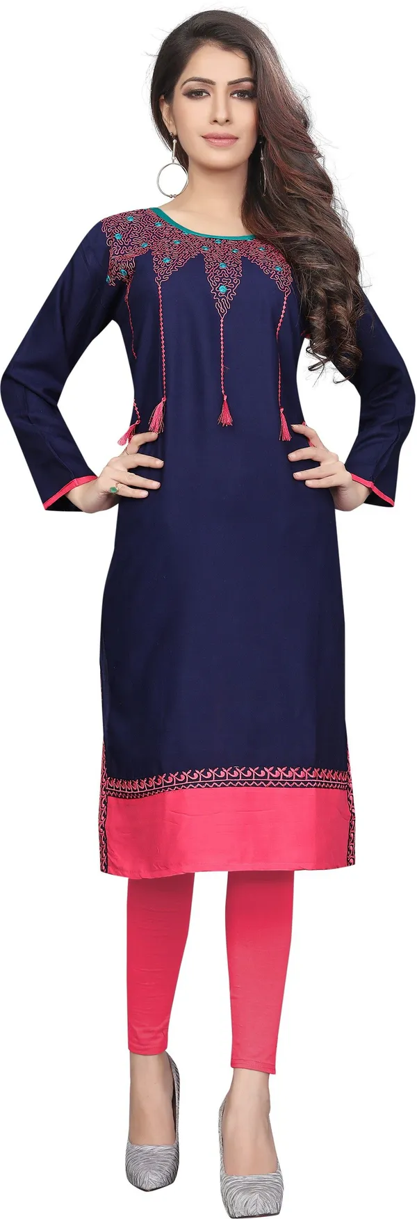 Saarah_Women_Embroidered_Straight_Kurta