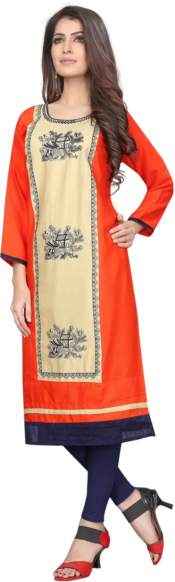 Saarah_Women_Self_Design_Straight_Kurta