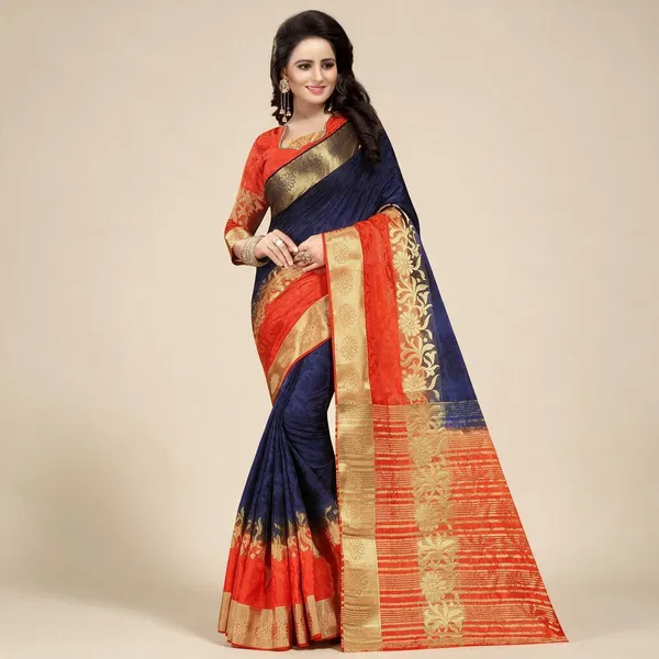 Self_Design_Kanjivaram_Art_Silk_Saree