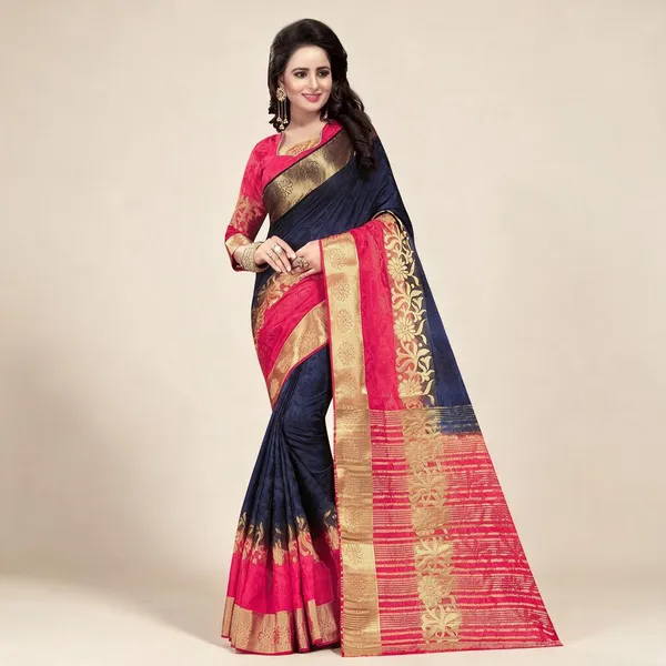 Self_Design_Kanjivaram_Art_Silk_Saree