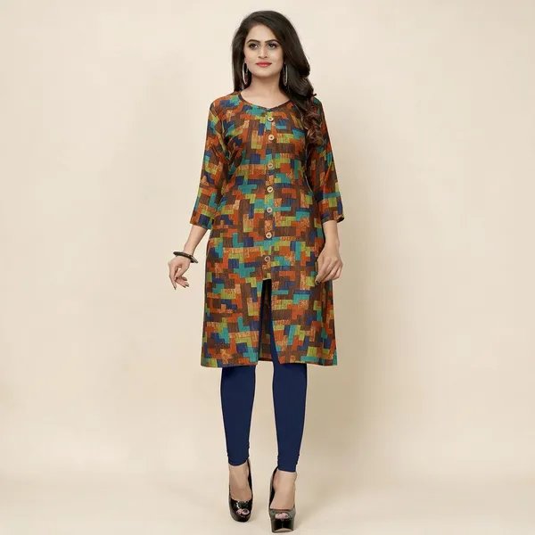 Women_Self_Design_Front_Slit_Kurta