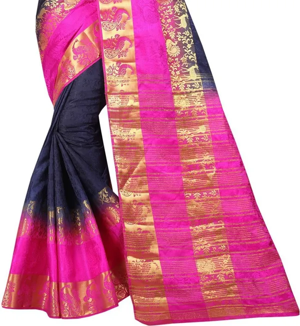 Saarah_Self_Design_Kanjivaram_Art_Silk_Saree