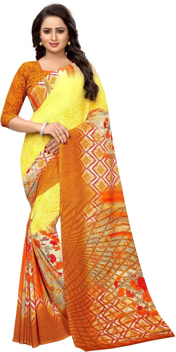 Saarah_Self_Design_Daily_Wear_Georgette_Saree