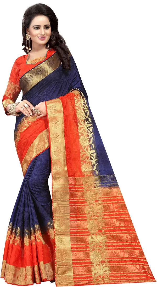 Saarah_Self_Design_Kanjivaram_Art_Silk_Saree