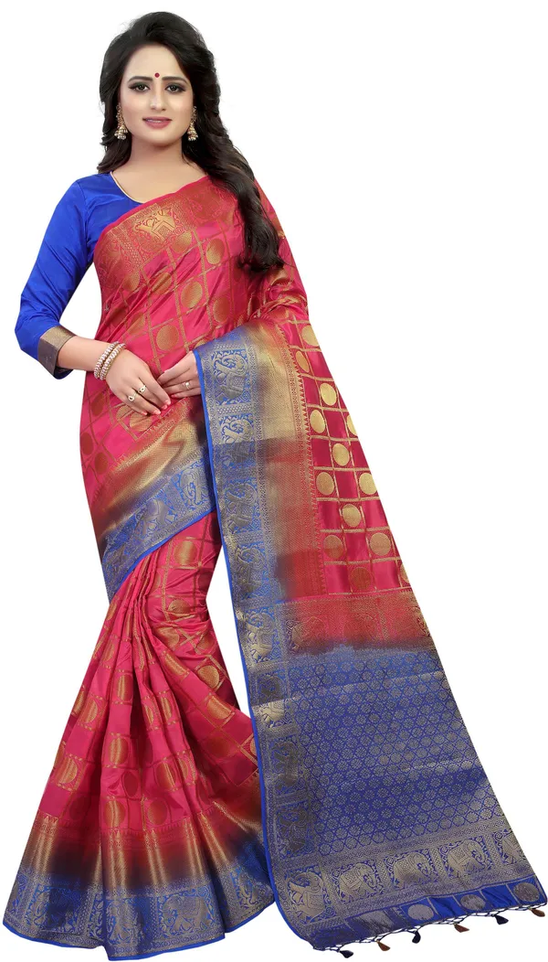 Saarah_Self_Design_Kanjivaram_Art_Silk_Saree