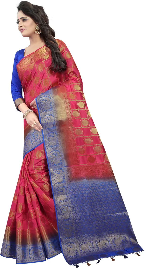 Saarah_Self_Design_Kanjivaram_Art_Silk_Saree