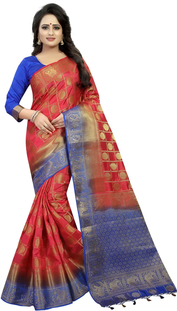 Saarah_Self_Design_Kanjivaram_Art_Silk_Saree