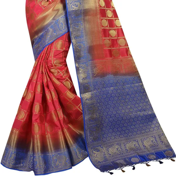 Saarah_Self_Design_Kanjivaram_Art_Silk_Saree