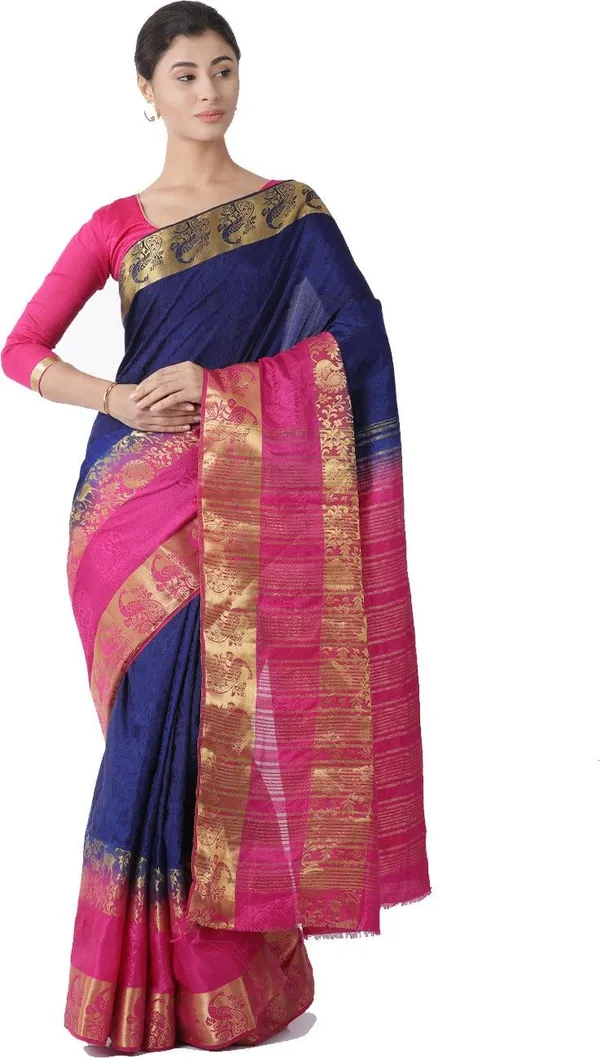 Saarah_Self_Design_Kanjivaram_Art_Silk_Saree