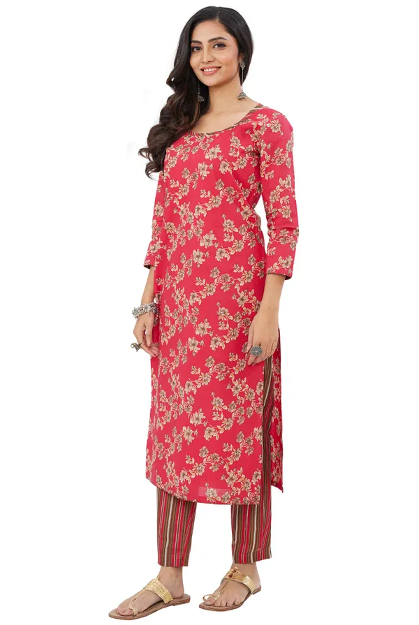 Saarah_Printed_Kurta,_Trouser/Pant_&_Dupatta_Set