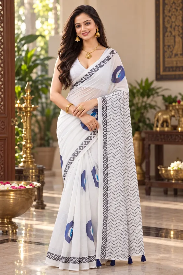 Saarah_Pure_Linen_Saree