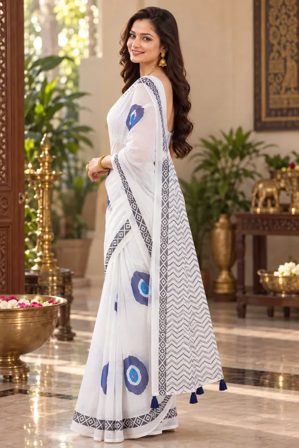 Saarah_Pure_Linen_Saree